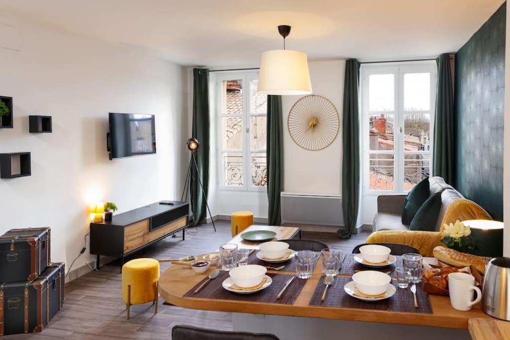 N3 Des Etudes Duplex Hypercentre Wifi Conciergeriedamecarcas Lejlighed Carcassonne Eksteriør billede